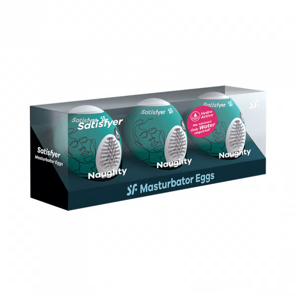 Masturbator Egg 3er Set (Naughty) Dark Green - ACME Pleasure