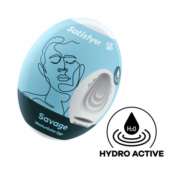 Masturbator Egg Single (Savage) Light Blue - ACME Pleasure