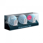 Masturbator Egg 3er Set (Savage) Light Blue - ACME Pleasure