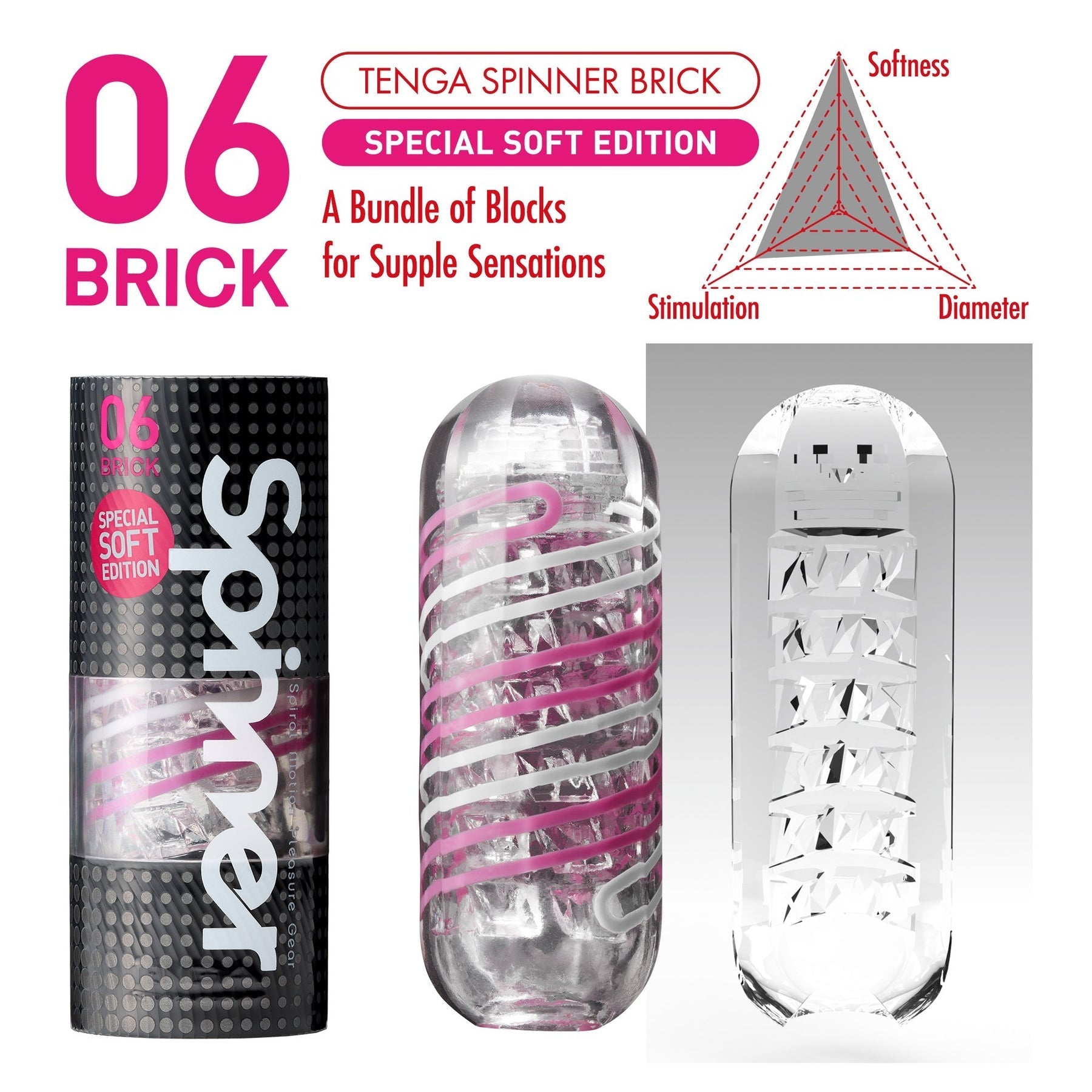 Spinner 06 Brick Special Soft Edition - ACME Pleasure