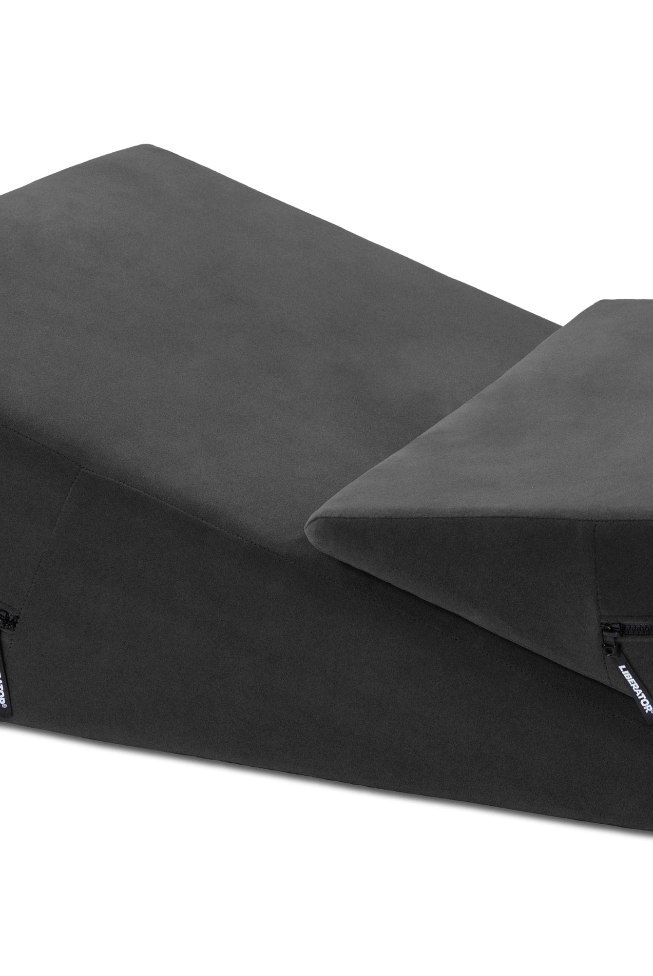 Wedge/Ramp Combo Male Packaging Black Microfiber - ACME Pleasure